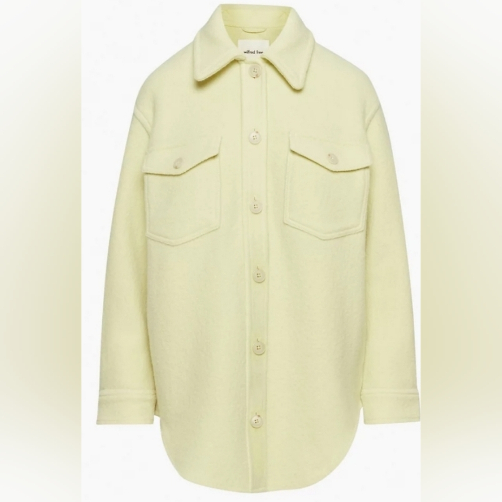 Wilfred Free Ganna Shirt Jacket - Pear Sorbet - S, New w Tag